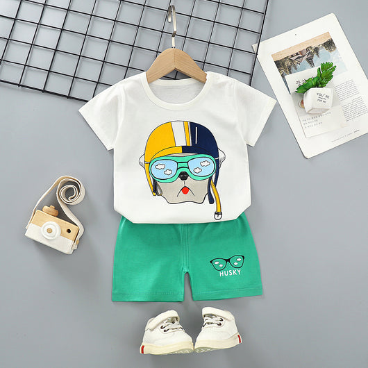 Camiseta de Algodón Manga Corta para Niños - Comodidad de Verano - Image 9