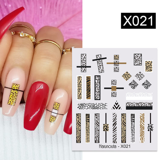 Stickers de Uñas Mariposas, Flores y Hojas - Diseños Artísticos - Image 9
