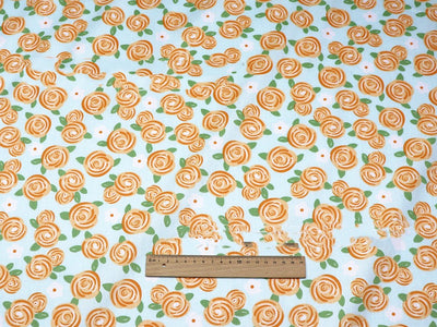 Tela de Algodón con Estampado Floral - Sarga de Algodón Premium - Image 9