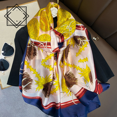 Foulard Ligero de Seda para Mujer - Bufanda Larga Elegante de Verano - Image 45