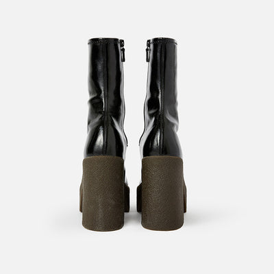 Botas de Tacón Alto con Plataforma y Punta Cuadrada - Image 6