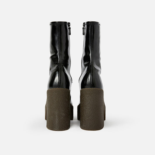Botas de Tacón Alto con Plataforma y Punta Cuadrada - Image 6