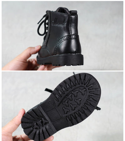 Botas de Cuero para Niño Primavera y Otoño - Rendimiento y Comodidad - Image 12
