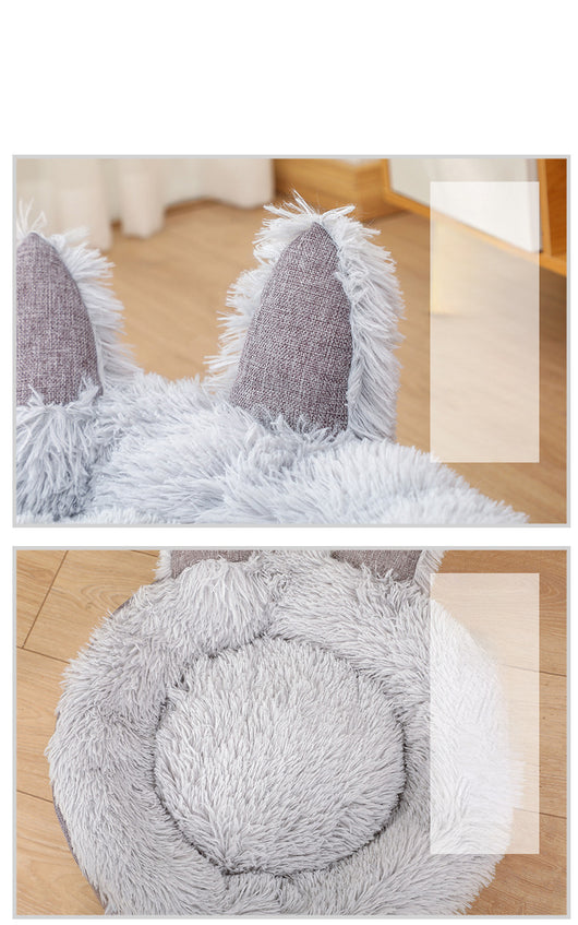 Cama Felpa Cómoda para Gatos y Perros - Casa Cama Plush Interior - Image 14