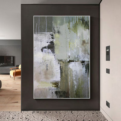 Cuadro Abstracto Moderno en Óleo - Lienzo Enrollable sin Marco para Decoración - Image 30