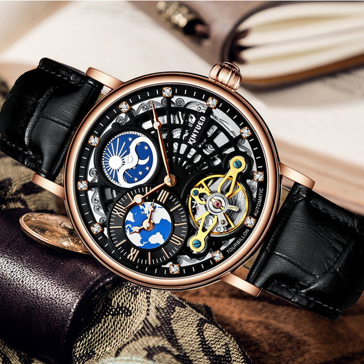 Reloj Mecánico Automático para Hombre con Diseño de Estrella Hueca - Image 9