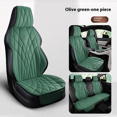 Funda de Asientos de Cuero Premium para Auto - Juego Completo 5 Plazas - Image 25