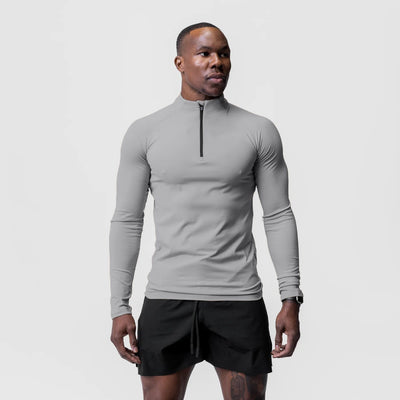 Playera Deportiva de Cuello Alto con Cierre Medio para Entrenamiento - Image 11