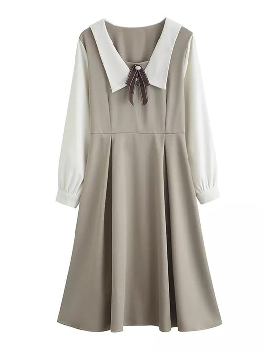 Vestido Retro Francés para Mujer - Primavera Elegante - Image 2