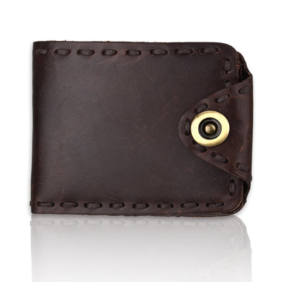 Billetera de Cuero Genuino Primera Capa para Hombre - Estilo Vintage - Image 3