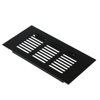 Rejilla de Ventilación Rectangular de Aluminio Transpirable Negro - Image 4