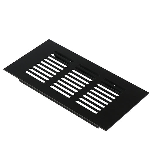 Rejilla de Ventilación Rectangular de Aluminio Transpirable Negro - Image 4