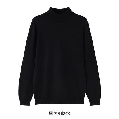 Suéter de Cuello Alto Cálido para Hombre Estilo Coreano - Image 5