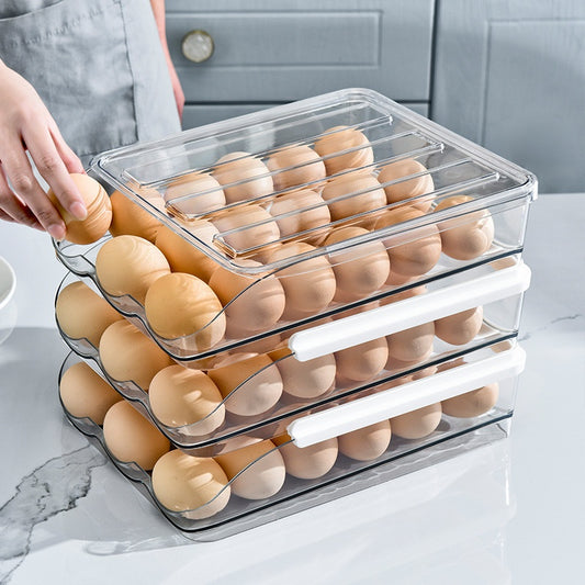 Organizador de Huevos Transparente Multiusos para Cocina