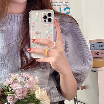 Funda Protectora para Teléfono con Diseño Tulipanes Primavera Verano - Image 5