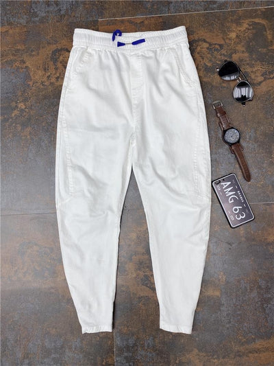 Pantalones Harem Tobilleros Ajustados de Cintura Elástica - Image 32
