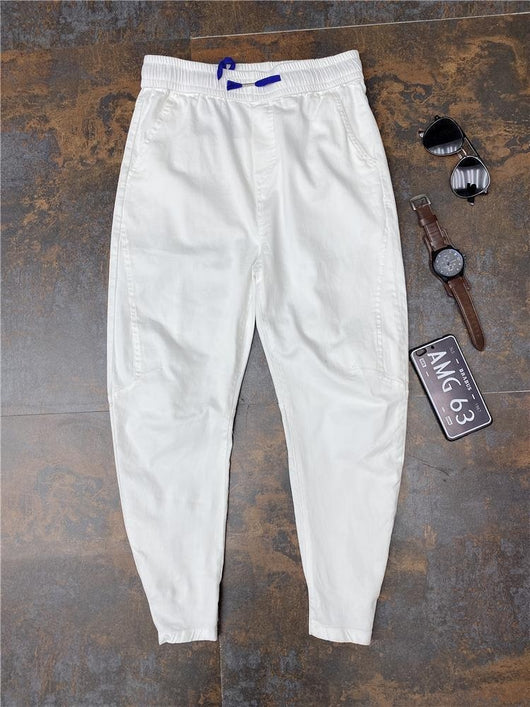 Pantalones Harem Tobilleros Ajustados de Cintura Elástica - Image 32
