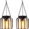 Solar Metal Garden Lamp with Arc Chain 1.2 V