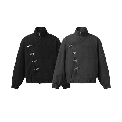 Chaqueta de Trabajo Cuello Mao Hombre - Diseño Premium Primavera Otoño