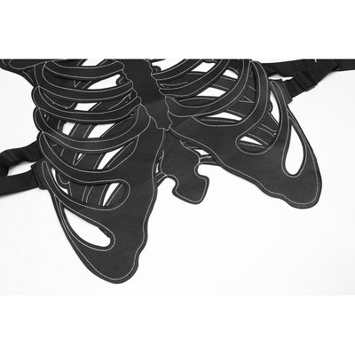 Chaleco Desmontable con Calavera Floral - Image 3