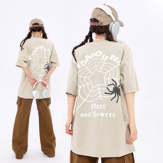Playera Estampada Tela de Araña para Hombre y Mujer - Image 4