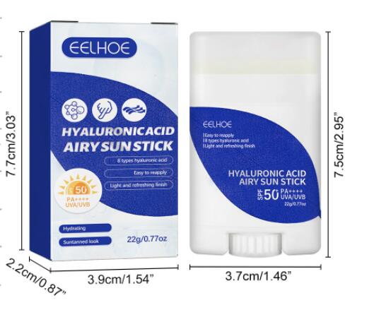 Protector Solar en Barra SPF50 con Ácido Hialurónico - Hidratante y Resistente al Agua - Image 7