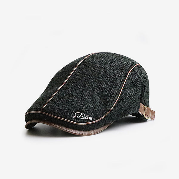 Gorro Tejido Grueso Británico para Hombre - Abrigo Casual