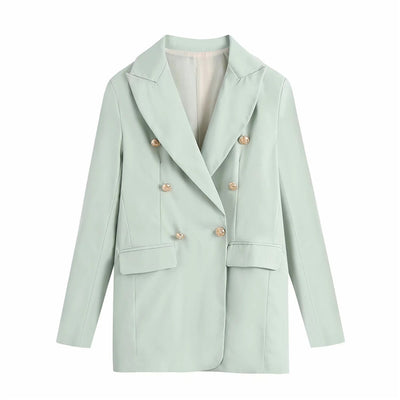 Blazer Slim Fit Casual de Manga Larga - Corte Estilizador - Image 7