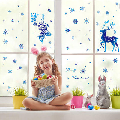 Pegatinas Navideñas Reno y Copo de Nieve para Ventanas - Decoración Infantil - Image 9