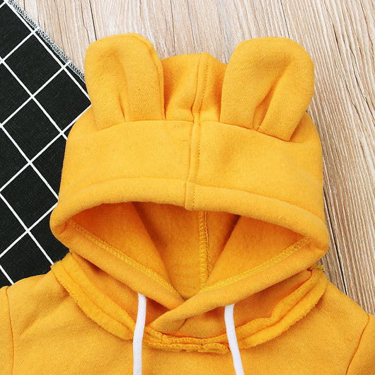 Sudadera con Capucha y Orejas de Osito - Manga Larga en Felpa - Image 11