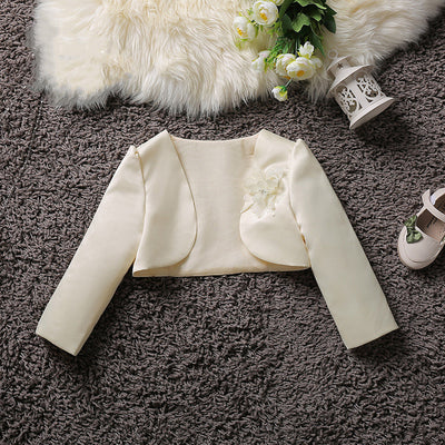 Vestido Princesa Infantil con Capa y Cardigan de Manga Larga - Image 6