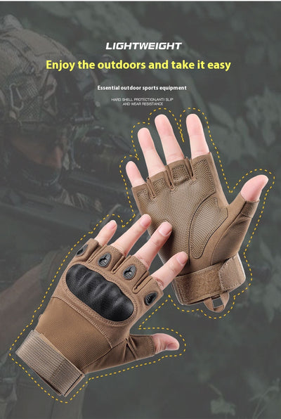 Guantes Tácticos CS de Fibra de Carbono Resistentes al Corte para Combate Profesional - Image 22