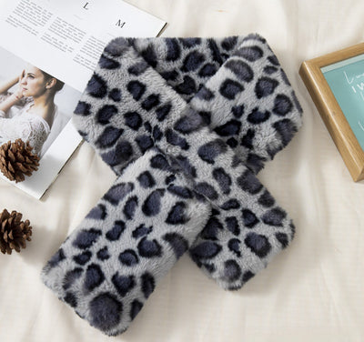 Bufanda de Leopardo Gruesa y Suave para Otoño e Invierno - Image 14