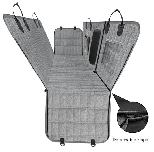 Protector de Asiento Trasero para Mascotas Desmontable y Divisible - Image 2