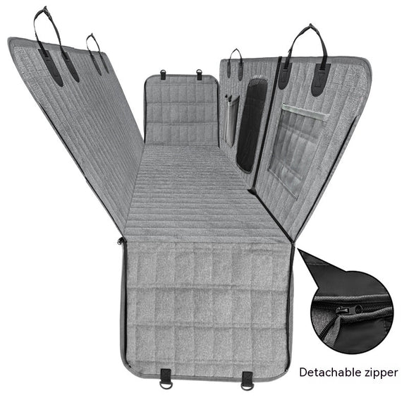 Protector de Asiento Trasero para Mascotas Desmontable y Divisible