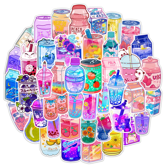 Stickers de Bebidas Estilo Instagram - Diseño Graffiti Cute - Image 9
