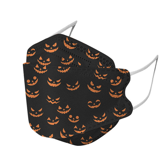 Mascarillas KF94 Halloween Boca de Pez - Protección Premium 10 Unidades
