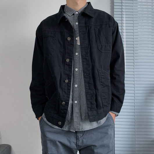 Chaqueta Denim Retro Casual para Hombre - Estilo Clásico - Image 12