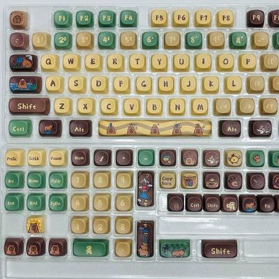 Set de 130 Teclas Mecánicas PBT Capabala MOA - Altura de Perfil Ergonómico - Image 4