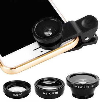 Kit de Lentes para Celular 3 en 1: Gran Angular, Macro y Ojo de Pez - Image 10
