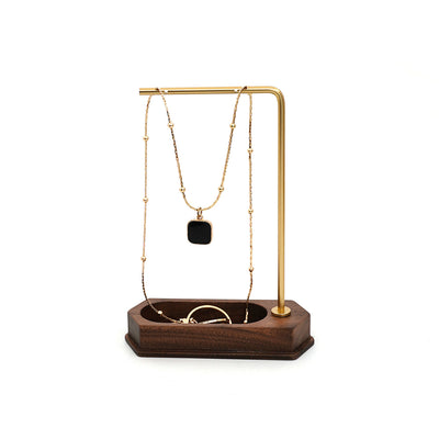 Organizador de Joyas en Madera y Cobre - Exhibidor de Collares y Aretes - Image 17