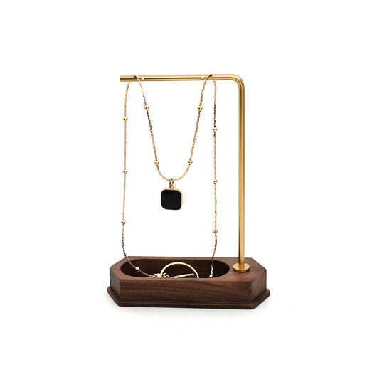 Organizador de Joyas en Madera y Cobre - Exhibidor de Collares y Aretes - Image 17