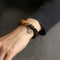 Pulsera Étnica de Cuentas Ébano Artesanal para Mujer