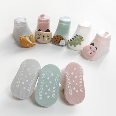 Calcetines Infantiles Antideslizantes con Diseños de Animales - Image 3