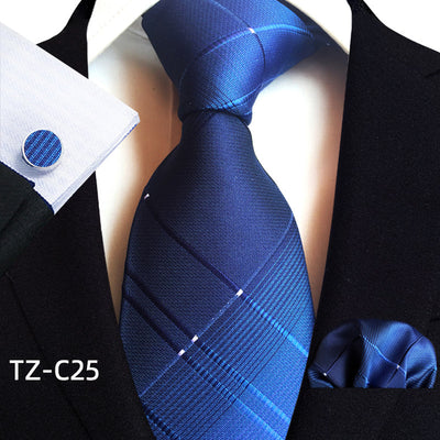 Traje de Tres Piezas Elegante para Hombre con Corbata, Pañuelo y Puños - Image 26
