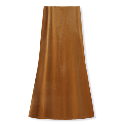 Falda Larga Estilo Nacional Otoño - Diseño Elegante y Moderno - Image 8