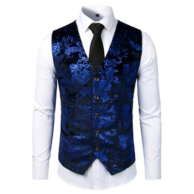 Chaleco Steampunk Dorado para Hombre - Traje Elegante sin Mangas - Image 30