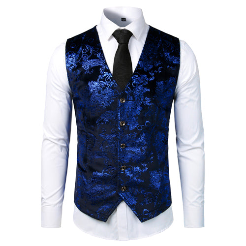 Chaleco Steampunk Dorado para Hombre - Traje Elegante sin Mangas - Image 30