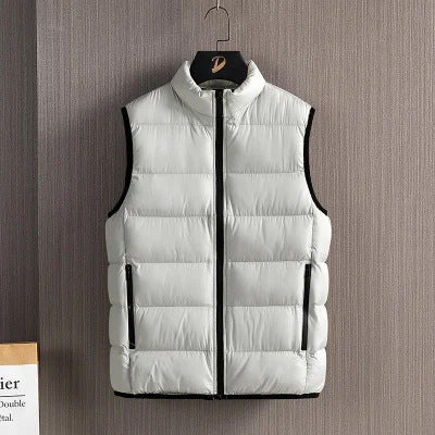 Chaleco de Algodón para Hombre con Cuello Alto - Estilo y Confort - Image 2