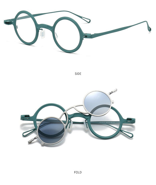 Clip Adaptador de Gafas de Marco Circular Perfecto - Image 15